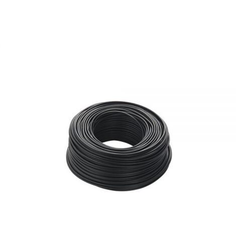 LTC MT100 Cavo Elettrico Unipolare Filo Rame cordina 6mm NERO CPR FS17 per Impianti elettrici