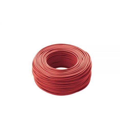 LTC MT100 Cavo Elettrico Unipolare Filo Rame cordina 1,5mm ROSSO CPR FS17 per Impianti elettrici