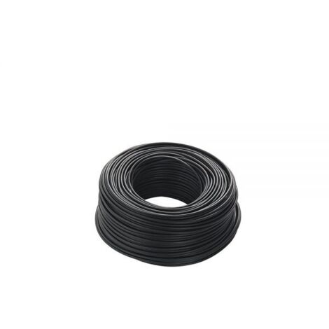 LTC MT100 Cavo Elettrico Unipolare Filo Rame cordina 4mm NERO CPR FS17 per Impianti elettrici