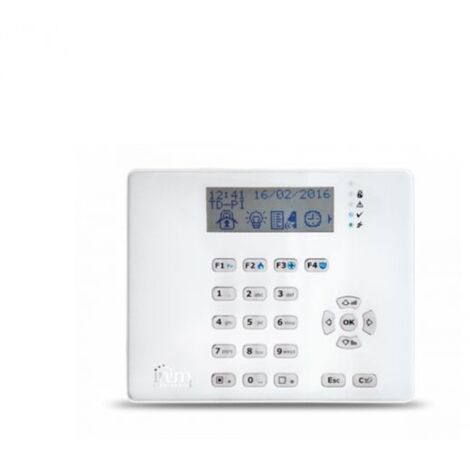 Inim Tastiera via radio bidirezionale con display LCD Colore bianco - Air2-Aria/WB