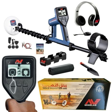 Minelab Metal Detector ricerca oro 45Khz VLF - GOLD MONSTER 1000