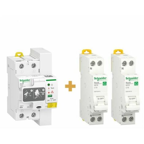 Schneider restart salvavita riarmo automatico 40A A9CR2240 + 2 Magnetotermico 16A