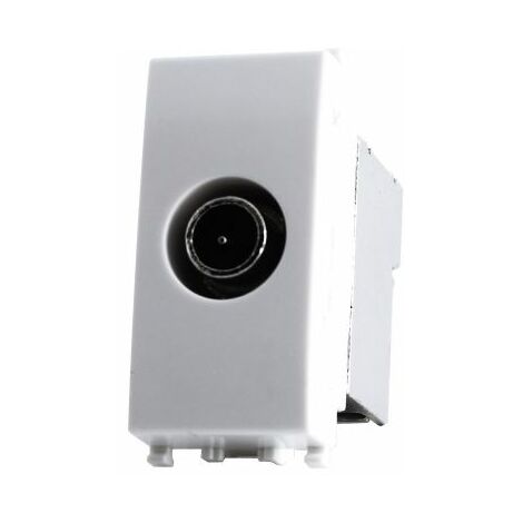 Mapam GEM presa tv derivata T2 compatibile Plana bianco - 626B