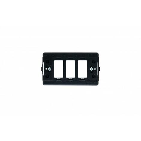 FEB Supporto policarbonato a 3 posti compatibile Bticino Magic 503R- 2603