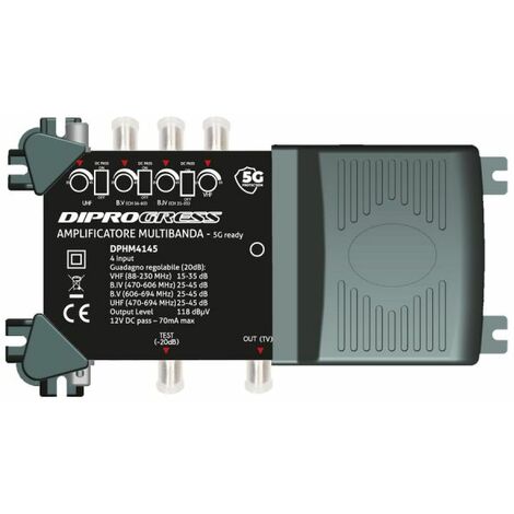 Diprogress Centralino amplificatore multibanda da interno - DPHM4145