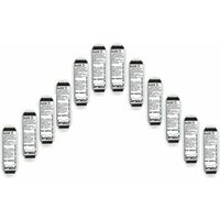 Batsecur 12 pz batterie litio 3,6V 2,7Ah BAT28 compatibile BATLI28 BATLI38 Logisty Daitem Hager