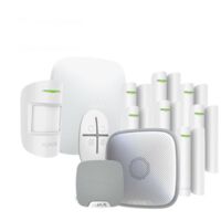 Ajax Kit antifurto wireless bianco HUB GSM(2G) + SENSORI + SIRENE + 7 CONTATTI - 38168 - 20288