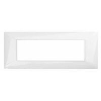 Mapam T3 JOY Placca in tecnopolimero a 6P Compatibile Matix bianco - M8007-01