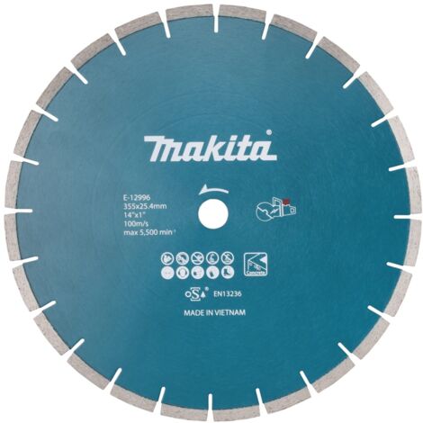 Makita Diamant-Trennscheibe 355mm E-12996 f. Akku-Trennschleifer