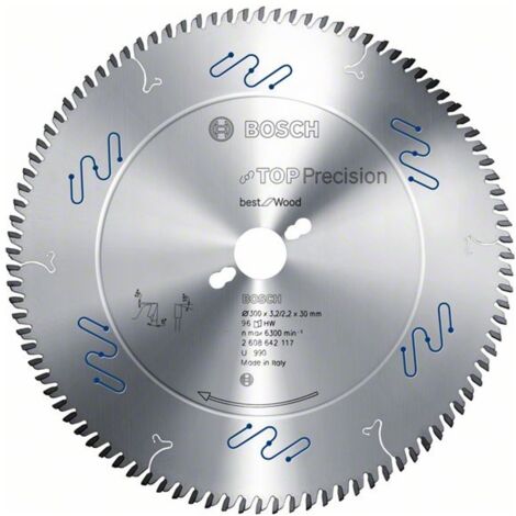 Bosch Kreissägeblatt Top Precision Best for Wood, 500 x 30 x 4,4 mm, 60 - 2608642125