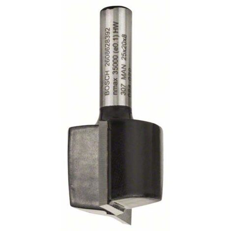 Bosch Nutfräser Standard for Wood, 8 mm, D1 25 mm, L 20 mm, G 51 mm