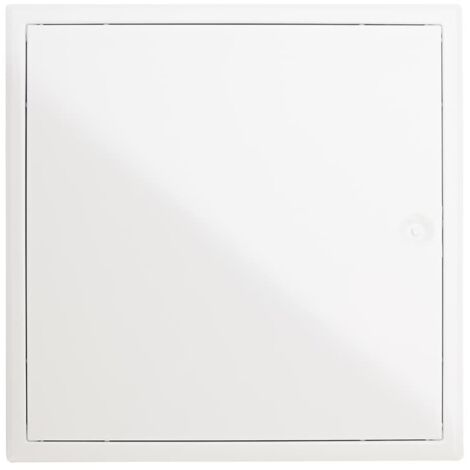 UPMANN Revisionstür Softline Vierkantverschluss Stahl weiß RAL9016 150x150 mm