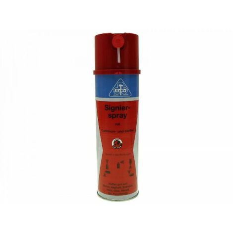 Signierspray rot 500 ml