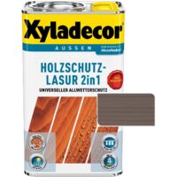 Xyladecor Holzschutzlasur 2in1 Aussen, 5 Liter, Farbton Nussbaum