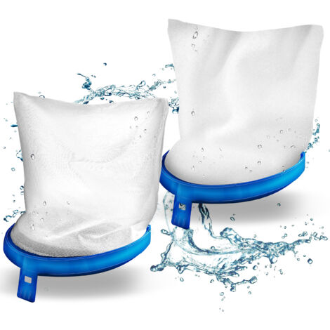 tillvex® 2x Ersatzfilter für Poolsauger bis zu 15 m³ (15000 Liter)  Filter für groben und feinen Schmutz