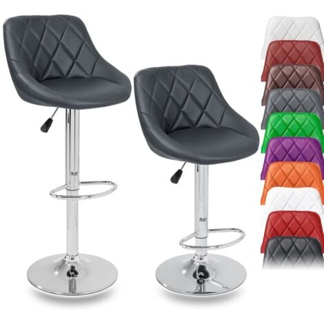 TRESKO® 2er Set Barhocker Barstuhl Tresenhocker Küchenhocker Hocker