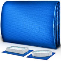 tillvex Poolunterlage Rechteckig 338 x 239 cm Bodenplane Bodenschutzplane Pool Bodenschutz Folie