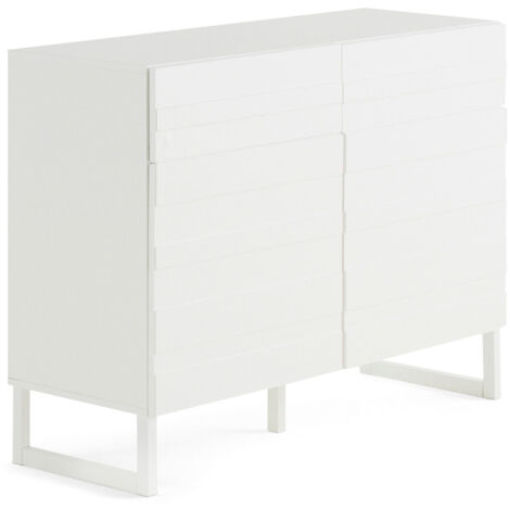 Sofia - buffet bas - blanc mat - 110 cm