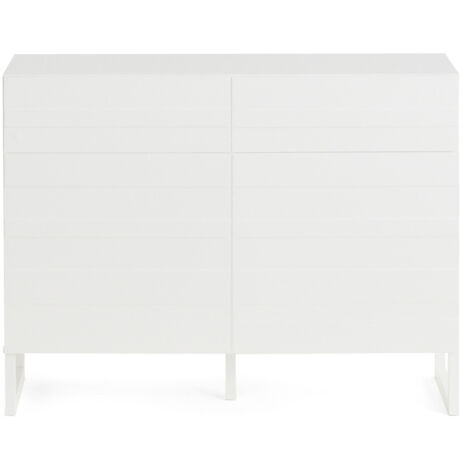 Sofia - buffet bas - blanc mat - 110 cm