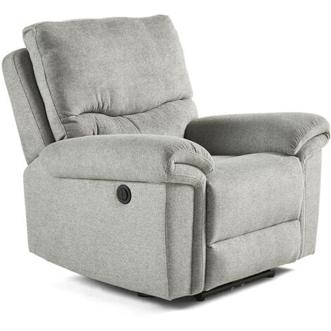 Bestmobilier – Fauteuil relax électrique en tissu 100% polyester – Confort optimal avec assise rebondie – Dimensions 99x106x94 cm – Charge max 120 kg (1/5)