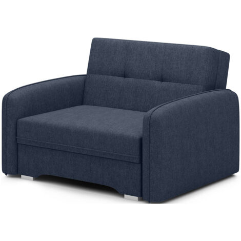Michelle - fauteuil convertible avec coffre en velours (1/5)