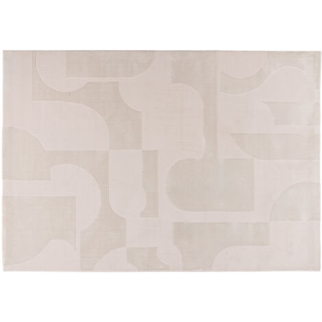 Telio - tapis rectangulaire motif bohème - beige (1/5)