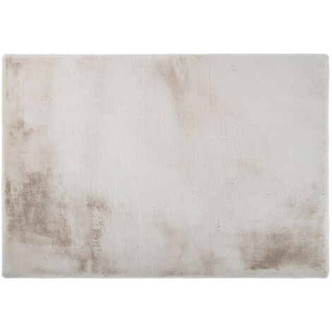 Joy - tapis rectangulaire - fausse fourrure - blanc (1/5)