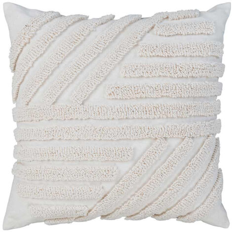 Emilia - coussin - polyester et coton - 45x45 cm - blanc (1/5)
