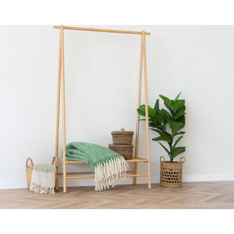 Valeria - plaid - 130x170 cm - en laine - vert sauge (1/4)