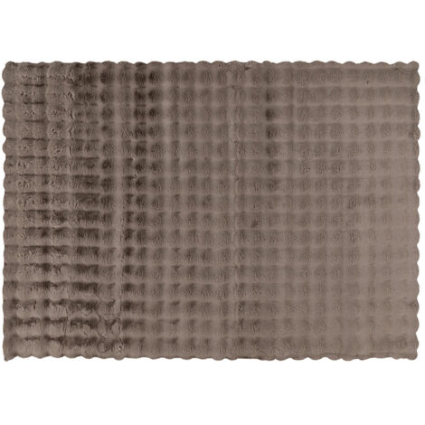 Sweety - tapis - 80x150 cm - en fausse fourrure - taupe (1/5)