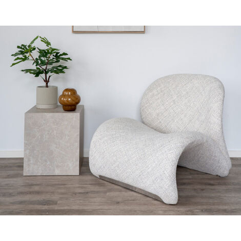 Mattia - fauteuil - en tissu - sable (1/5)