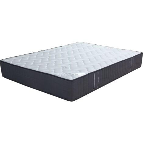 Matelas 120x190 cm Memoire de Forme 65 kg/m3 + Alese - Hauteur 29 cm Tres Ferme + Oreiller Visco - 5 Zones de Confort - ame rembourrage 100 % polesther - âme 100 % polyuréthane poli lattex Haute Resil (1/5)
