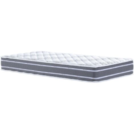 Matelas 100x200 Tissu Maxi tissu 90 % polyester 10 % bambou 240 g/m2 - rembourrage 100 % polyurethane 2 cm - ame 100 % polyurethane 19 cm poli lattex Indéformable - 24 cm - Ferme + Protège Matelas OFF
