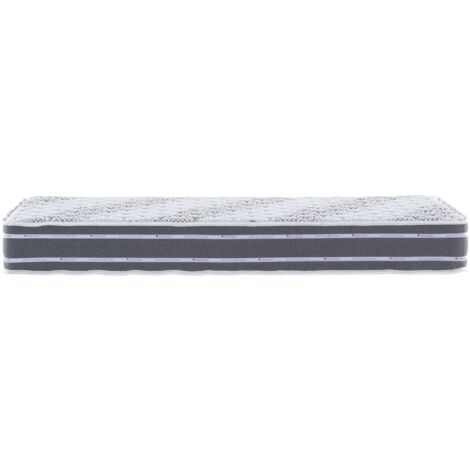 Matelas 100x200 Tissu Maxi tissu 90 % polyester 10 % bambou 240 g/m2 - rembourrage 100 % polyurethane 2 cm - ame 100 % polyurethane 19 cm poli lattex Indéformable - 24 cm - Ferme + Protège Matelas OFF
