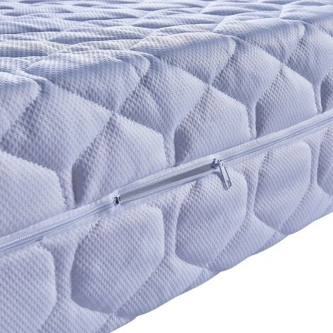 Matelas 80x190 avec contact latex Spécial Sommiers Articulés 80 Kg/m3 DEHOUSSABLE - 21 cm - Ferme + Protège Matelas OFFERT Natural Latex