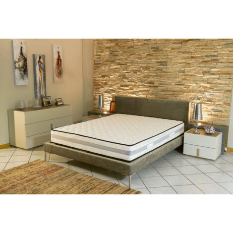 Matelas 140x200 23 cm Tres Ferme 60 Kg/m3 7 Zones de Confort Tres Respirant Confort Optimal Usage Quotidien - MATELAS KING MEMORY (1/4)