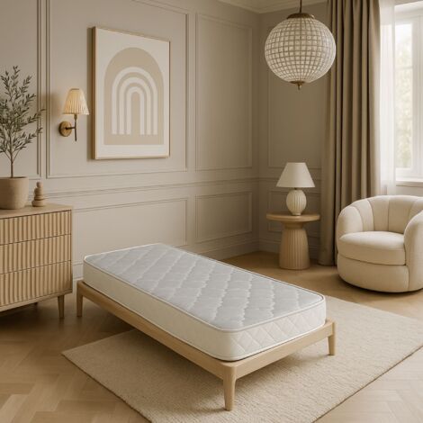 Matelas 60x120 cm - Hauteur 15,5 cm - Hypoallergénique - Confort optimal - Usage quotidien - Soutien ferme - 70x140 - MATELAS BABY DREAM
