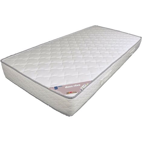 Lot de 2 Matelas 90x200 x 18,5 cm - Soutien Ferme - Mousse 30 Kg-m3 HD Haute Rsilience - (1/5)