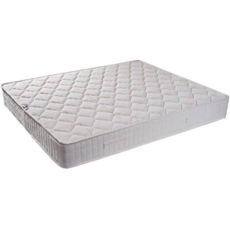 Lot de 2 Matelas Tissu Ignifug Non Feu 90x200 x 16 cm - Ferme - Noyau Poli Lattex HR Dernire Gnration Indformable - Trs... (1/4)