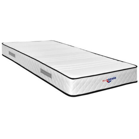 Lot de 2 Matelas mathieu a Ressorts Ensaches 3,5 cm de face de contact latex 75 Kg-m3 - 90x200 Hauteur -- 20,5 cm - Accueil... (1/4)