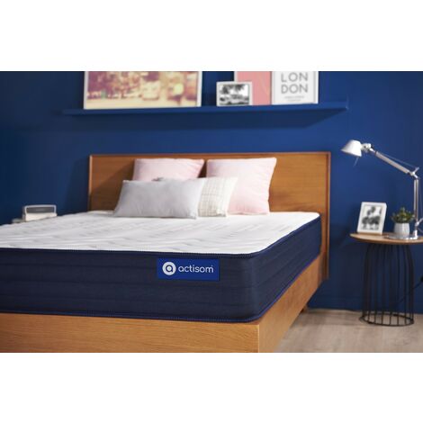 Matelas Actiflex life 90 x 190 cm Ressorts ensachés et mémoire de forme - Epaisseur:22cm (1/5)