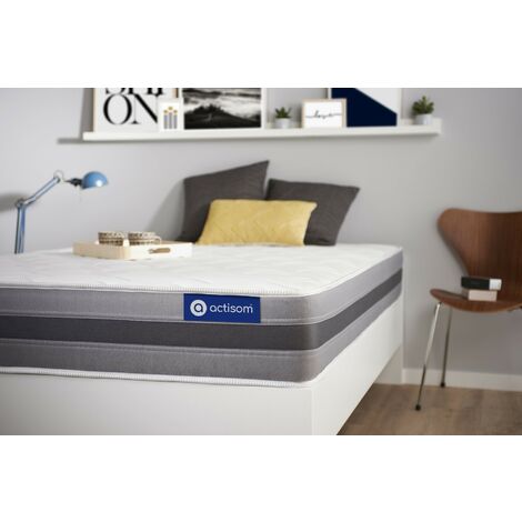 ACTISOM Matelas 90x200 Latex+Mémoire de forme Maxi épaisseur