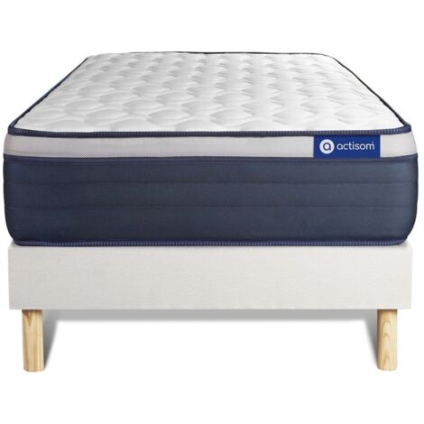 Ensemble Matelas Sommier 80x190 cm - Actimemo Max