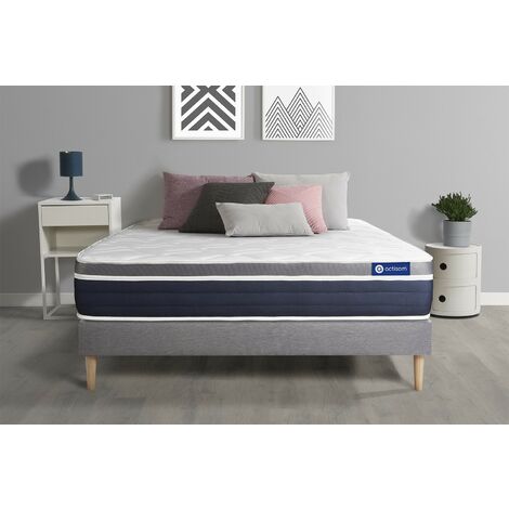 ACTISOM Matelas 90x200 Latex+Mémoire de forme Maxi épaisseur 7zones de  confort