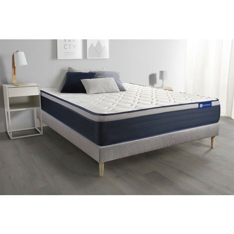 ACTISOM Matelas 90x190 Latex+Mémoire de forme Maxi épaisseur 7zones de  confort