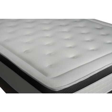 Matelas + sommier 140x190 + couette + 2 oreillers Prestige literie