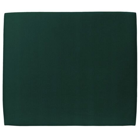 Tete de lit Tapissée Velours Vert L 160 cm - Ep 10 cm rembourré (1/4)