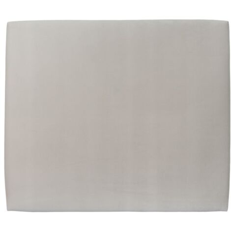 Tete de lit Tapissée Velours Gris clair L 160 cm - Ep 10 cm rembourré (1/4)