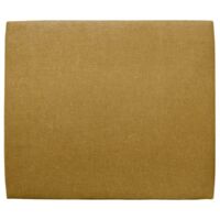Tete de lit Tapissée Tissu Jaune L 180 cm - Ep 10 cm rembourré