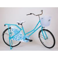 Vélo enfant 24 pouces de 10-14 ans City Lady - Bleu